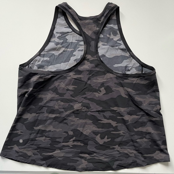 Athleta Black and Gray Camouflage flowy Tank Top - Picture 3 of 4